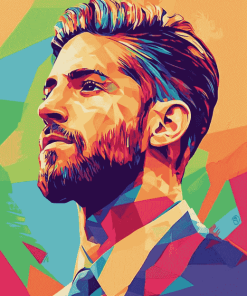 Sergio Ramos Colorful Pop Diamond Painting