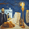 Shabbat Vintage Art Diamond Painting