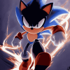 Shadow Sonic Video Game Diamond Painting