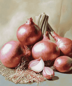 Shallots Onion Diamond Painting