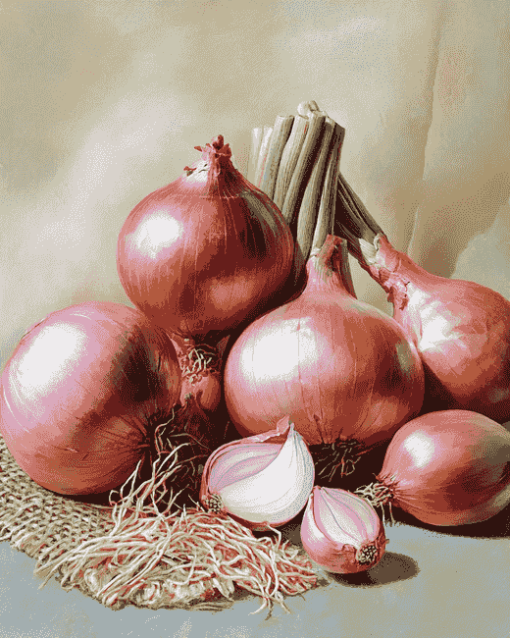 Shallots Onion Diamond Painting