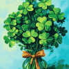 Shamrock Leaf Bouquet Diamond Painting