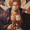 Shanks from One Piece Diamond Painting