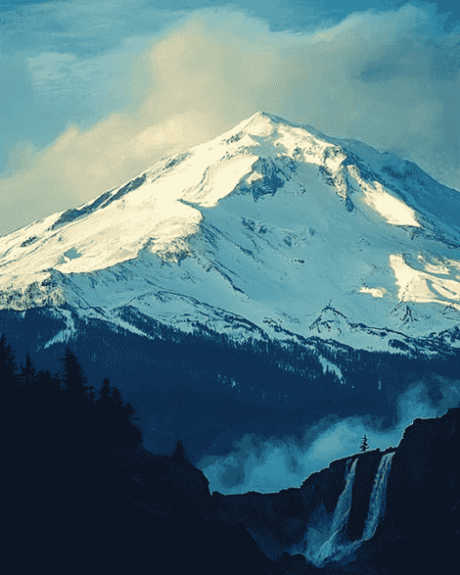 Shasta Mountain Diamond Painting