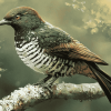 Shining Bronze Cuckoo Bird Diamond Painting