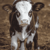 Shorthorn Calf Art Diamond Painting