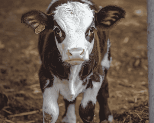 Shorthorn Calf Art Diamond Painting