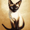 Siamese Cat Beauty Diamond Painting