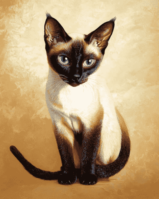 Siamese Cat Beauty Diamond Painting