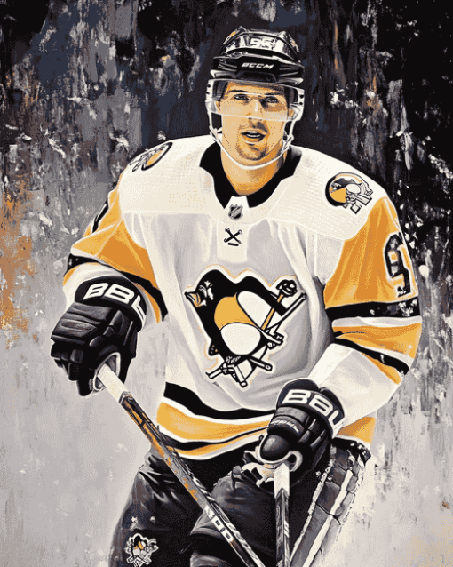 Sidney Crosby Ice Hockey Diamond Painting