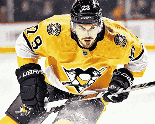 Sidney Crosby Ice Hockey Diamond Painting