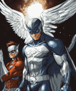 Silver Hawk Classic Cartoon Diamond Painting