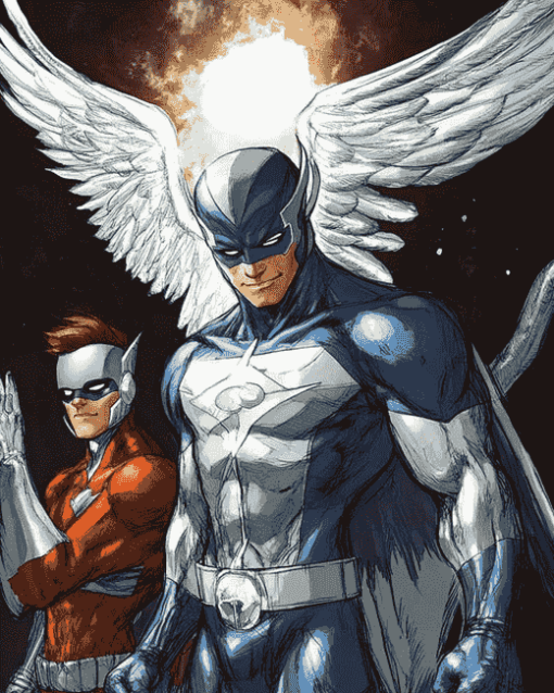 Silver Hawk Classic Cartoon Diamond Painting