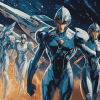 Silverhawks Fantasy Adventure Diamond Painting