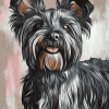 Skye Terrier Puppy Diamond Painting