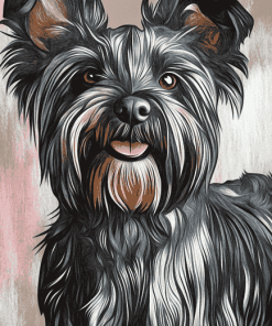 Skye Terrier Puppy Diamond Painting