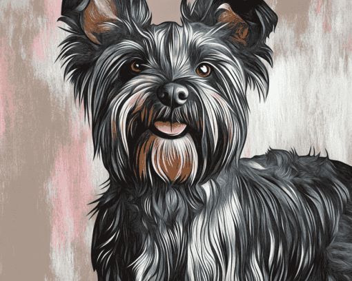 Skye Terrier Puppy Diamond Painting