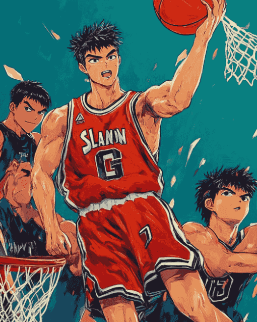 Slam Dunk Anime Heroes Diamond Painting