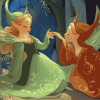 Sleeping Beauty Fairy Diamond Painting