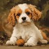 Small Dog Puppy Diamond Painting