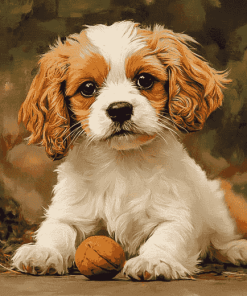 Small Dog Puppy Diamond Painting