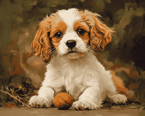 Small Dog Puppy Diamond Painting