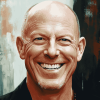 Smiling Bruce Willis Diamond Painting