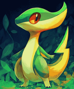 Snivy Adventure Pokemon Diamond Painting