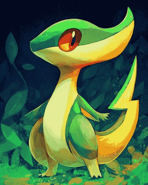 Snivy Adventure Pokemon Diamond Painting