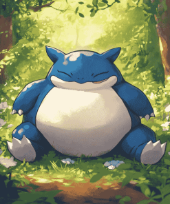 Snorlax Pokemon Diamond Painting