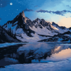 Snowy Mountain Wonderland Diamond Painting