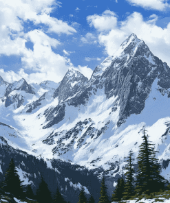 Snowy Mountains National Park Diamond Painting