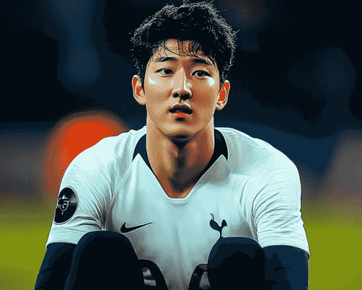 Son Heung Min Sports Legend Diamond Painting