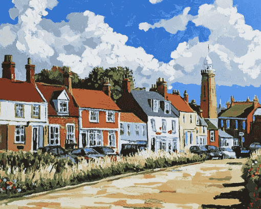 Southwold Houses Diamond Painting