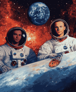 Space Apollo 13 Galaxy Diamond Painting