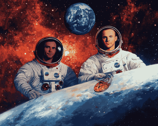 Space Apollo 13 Galaxy Diamond Painting