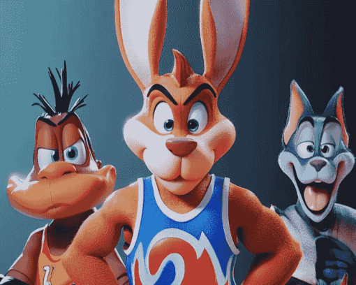 Space Jam Cartoon Characters Diamond Painting