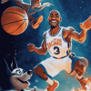 Space Jam Michael Jordan Diamond Painting