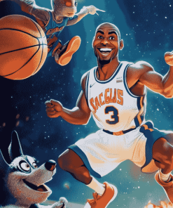 Space Jam Michael Jordan Diamond Painting