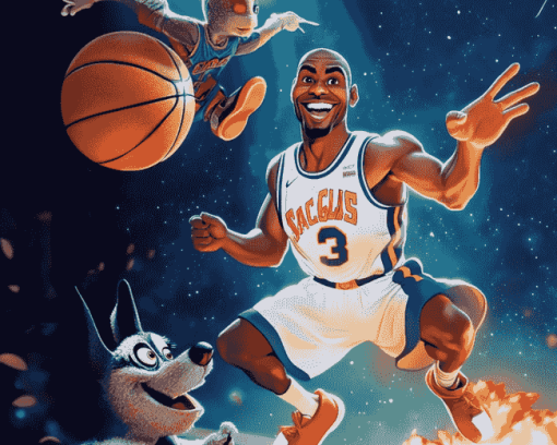 Space Jam Michael Jordan Diamond Painting