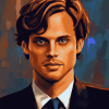 Spencer Reid Cartoons Diamond Painting