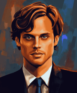 Spencer Reid Cartoons Diamond Painting