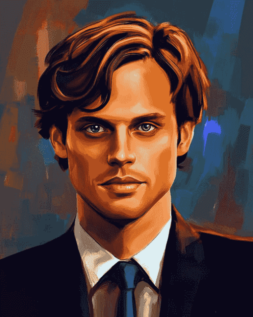 Spencer Reid Cartoons Diamond Painting