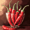 Spicy Chili Peppers Diamond Painting