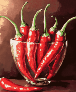 Spicy Chili Peppers Diamond Painting