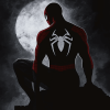 Spider Man Silhouette Superhero Diamond Painting