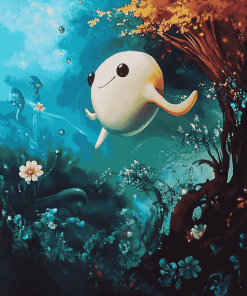 Spirited Kodama Fantasy Diamond Painting