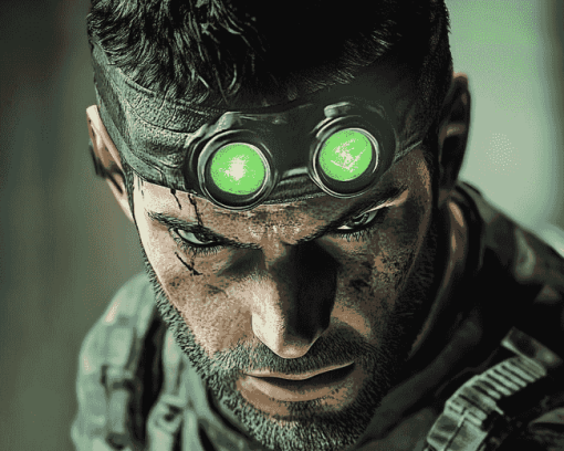 Splinter Cell Sam Fisher Diamond Painting