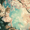 Spring Fairy Anime Art Diamond Painting