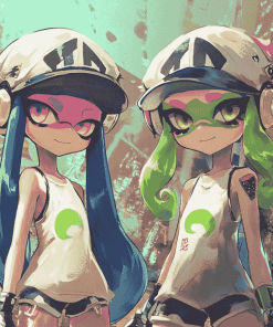 Squid Sisters Animation Diamond Painting